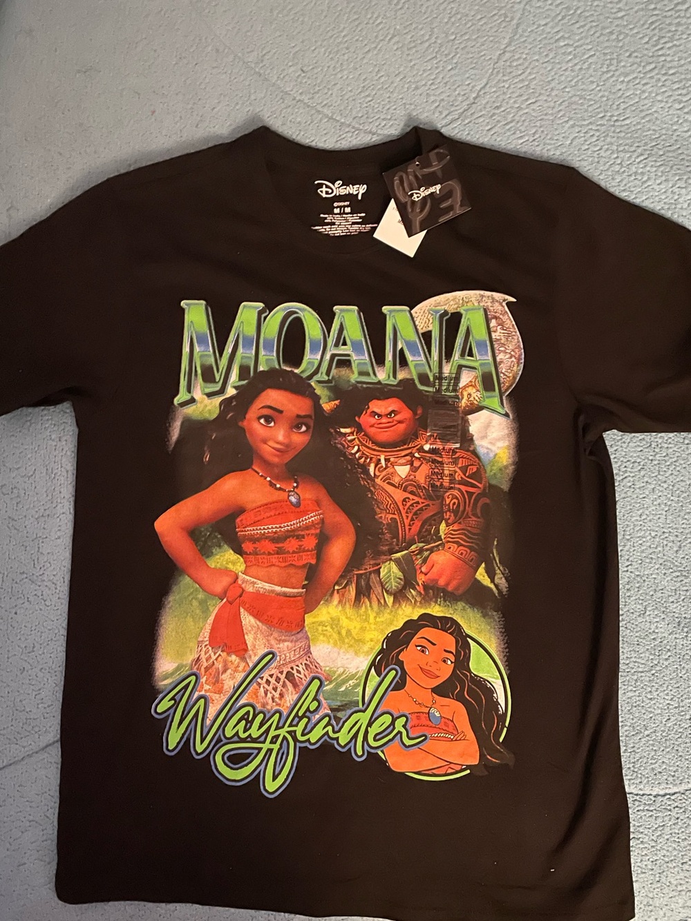 Disney Black Moana & Maui 'Wayfinder' Graphic Tee